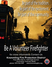 volunteer firefighter recruitment flyer
